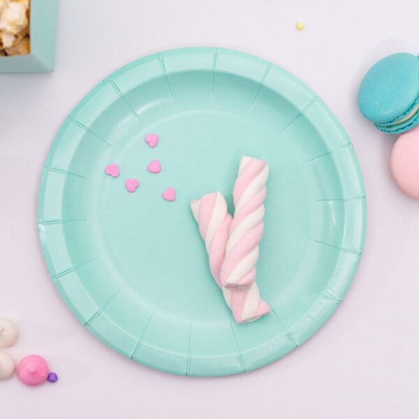 Set di piatti Algon Acquamarina 20 cm 10 Pezzi (24 Unità)