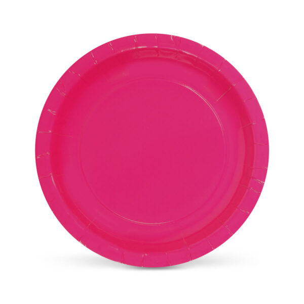 Set di piatti Algon Fucsia 20 cm 10 Pezzi (24 Unità)