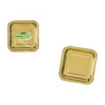 Set di piatti Algon Dorato 20 cm 10 Pezzi (18 Unità)