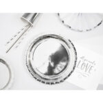 Set di piatti Algon Argentato 20 cm 10 Pezzi (18 Unità)