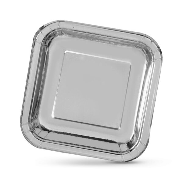 Set di piatti Algon Argentato 26 cm 3 Pezzi (18 Unità)