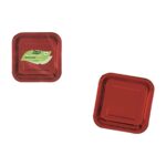 Set di piatti Algon Rosso 20 cm 10 Pezzi (18 Unità)