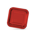 Set di piatti Algon Rosso 20 cm 10 Pezzi (18 Unità)