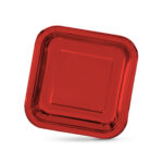 Set di piatti Algon Rosso 23 cm 10 Pezzi (18 Unità)