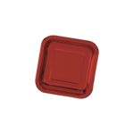 Set di piatti Algon Rosso 26 cm 3 Pezzi (18 Unità)