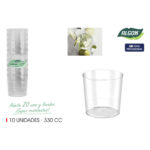 Set di Bicchieri Algon MOJITO 10 Pezzi (12 Unità)
