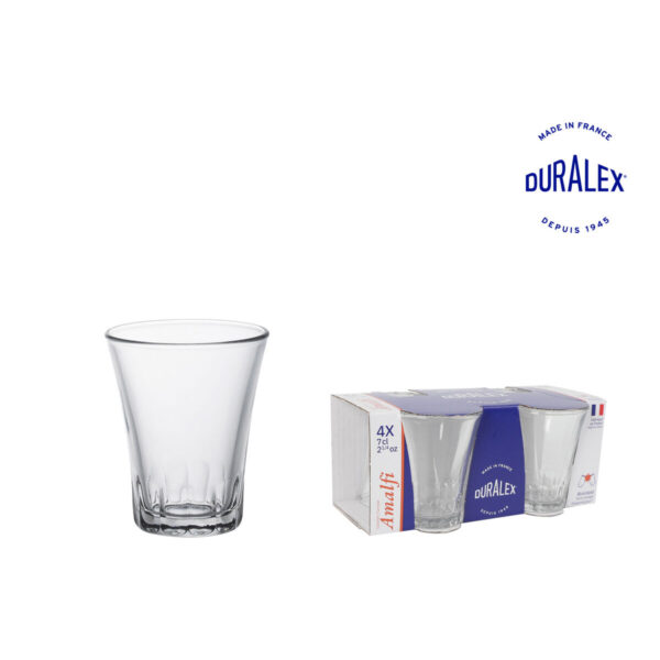 Set di Bicchieri Duralex Amalfi 70 ml 4 Pezzi (12 Unità)