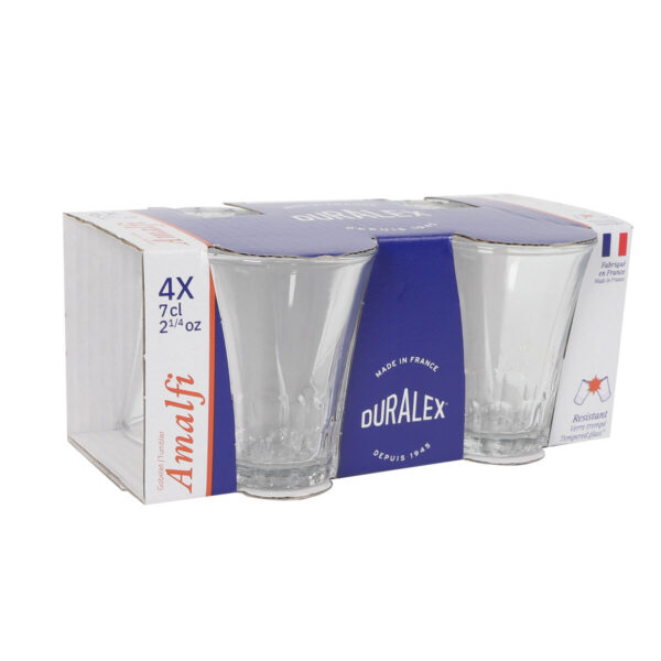Set di Bicchieri Duralex Amalfi 70 ml 4 Pezzi (12 Unità)