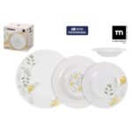 Servizio di Piatti La Mediterránea Reims Rotonda 18 Pezzi (2 Unità)