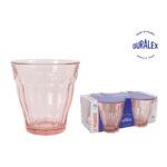 Set di Bicchieri Duralex Picardie Rosa 250 ml 4 Pezzi (12 Unità)