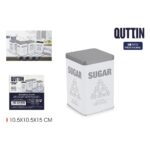 Barattolo in Metallo Quttin SUGAR (12 Unità)