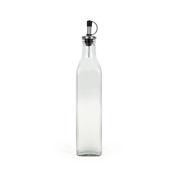 Oliera Anna Trasparente Argentato Vetro 0,5 L (24 Unità)