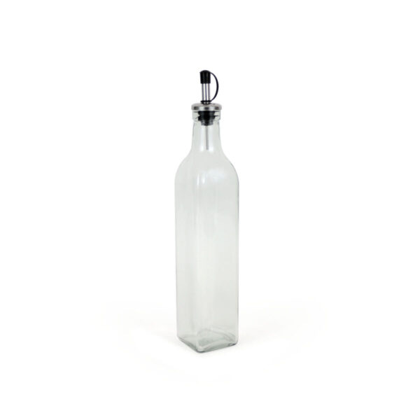 Oliera Anna Trasparente Argentato Vetro 0,5 L (24 Unità)