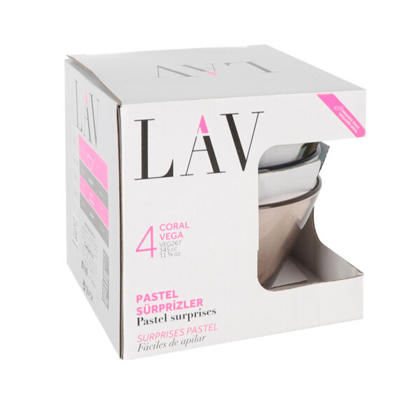 Ciotola per Aperitivi LAV 345 ml ø 12 x 6,1 cm 4 Pezzi (6 Unità)