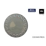 Piatto da pranzo La Mediterránea Almudena Grigio (12 Unità)