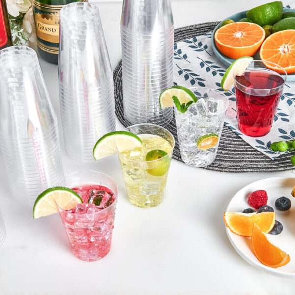 Set di Bicchieri Algon Plastica 300 ml 7 Pezzi (24 Unità)