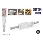Mattarello con forme Quttin CROISSANT 38 x 6,5 cm (12 Unità)
