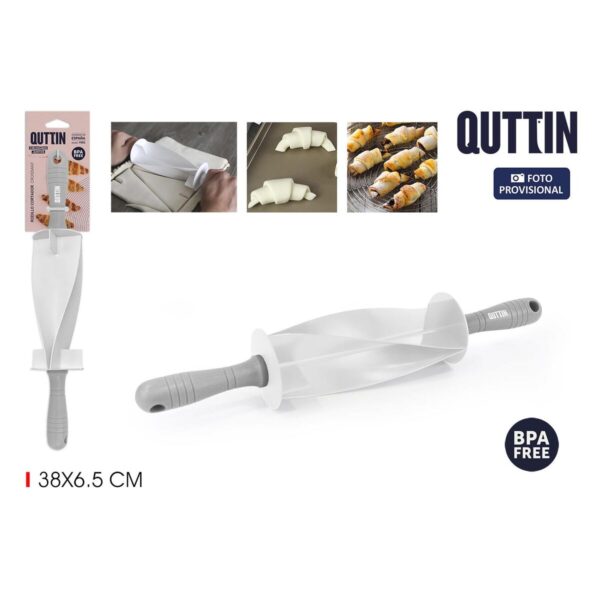 Mattarello con forme Quttin CROISSANT 38 x 6,5 cm (12 Unità)