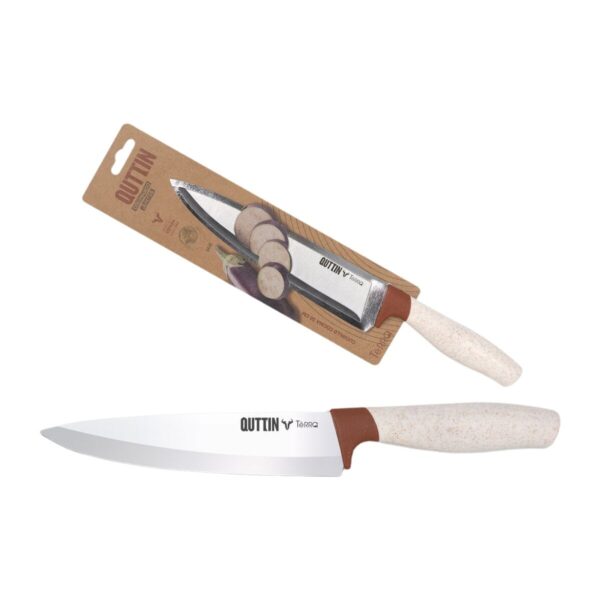Coltello da Cucina Quttin Terra 20 cm (24 Unità)