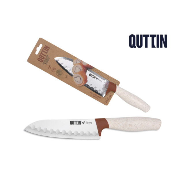 Coltello Santoku Quttin Terra 17 cm (24 Unità)