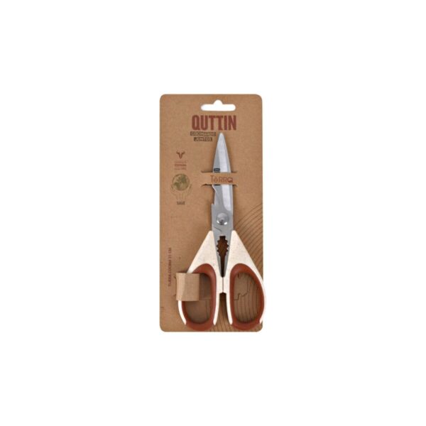 Forbici da Cucina Quttin Terra 21 cm 2,5 mm (16 Unità)