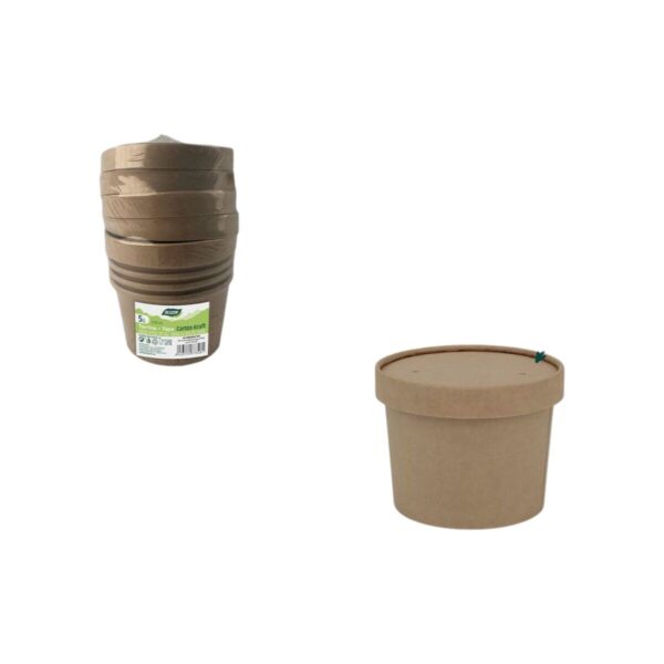 Set di piatti Algon 270 ml 5 Pezzi (24 Unità)