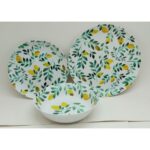 Piatto Fondo La Mediterránea Limone 21 x 5,3 cm (24 Unità)