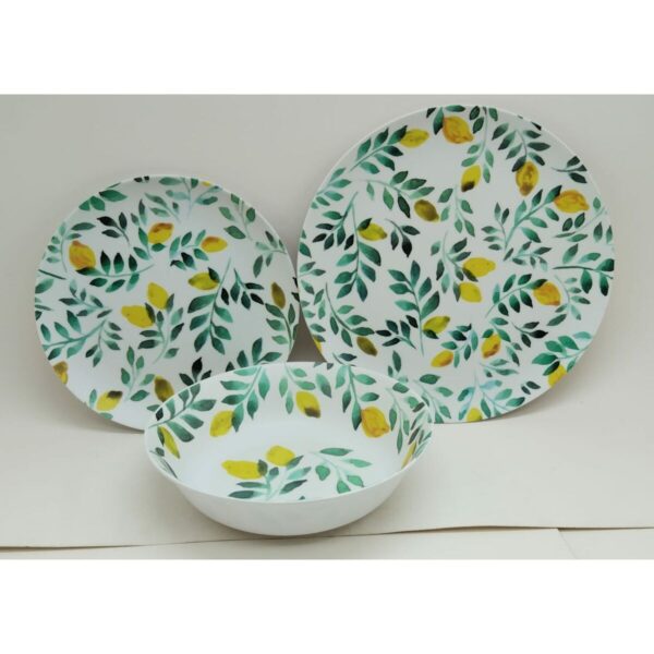 Piatto Fondo La Mediterránea Limone 21 x 5,3 cm (24 Unità)