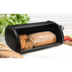 Portapane Quttin Nero Metallo 43,5 x 27,5 x 18,5 cm (3 Unità)