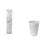 Set di Bicchieri Algon Bianco 220 ml 50 Pezzi (18 Unità)