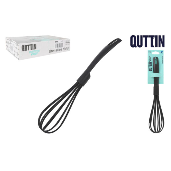 Sbattitore con frusta Quttin Quttin 31 x 7 x 7 cm Nero (12 Unità)