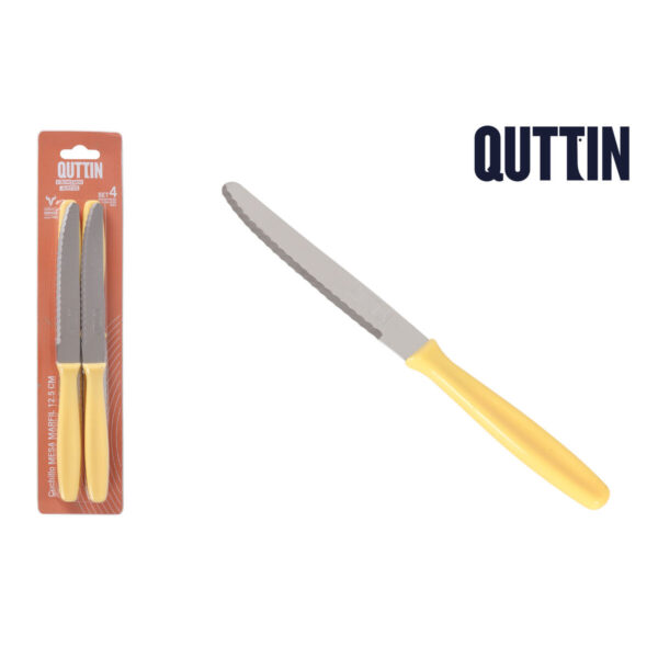 Coltello da tavola Quttin YVORY 4 Pezzi (18 Unità)