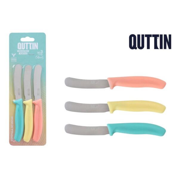 Coltello da Cucina Quttin Basic 20 cm 0,8 mm 3 Pezzi (12 Unità)