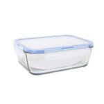 Porta pranzo Ermetico LAV Grigio Trasparente 1,2 L (12 Unità)