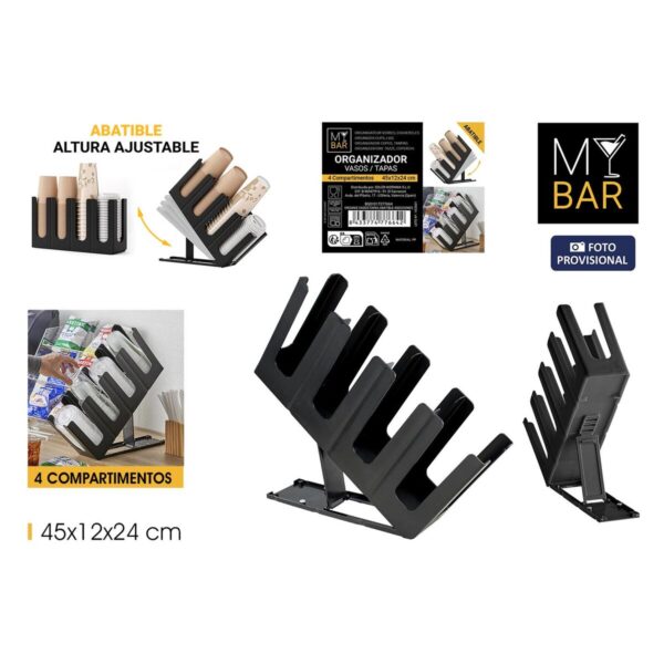 Supporto per Utensili da Cucina My Bar 45 x 12 x 24 cm (6 Unità)