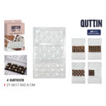 Stampo per Dolci Quttin CHOCOLATE 27,5 x 17,5 x 2,5 cm (12 Unità)