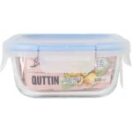 Porta pranzo Ermetico Quttin Boho Trasparente 550 ml (12 Unità)