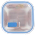 Porta pranzo Ermetico Quttin Boho Trasparente 550 ml (12 Unità)