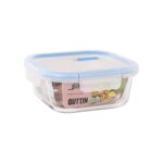 Porta pranzo Ermetico Quttin Boho Trasparente 750 ml (6 Unità)