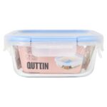 Porta pranzo Ermetico Quttin Boho Trasparente 750 ml (6 Unità)