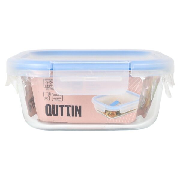 Porta pranzo Ermetico Quttin Boho Trasparente 750 ml (6 Unità)