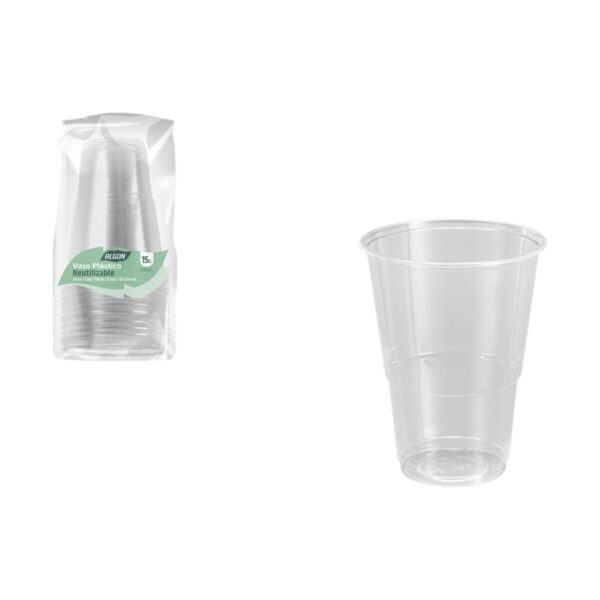 Set di Bicchieri Algon 330 ml 15 Pezzi (24 Unità)