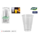 Set di Bicchieri Algon 330 ml 15 Pezzi (24 Unità)