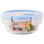 Porta pranzo Ermetico Quttin Boho Trasparente 0,4 l (12 Unità)