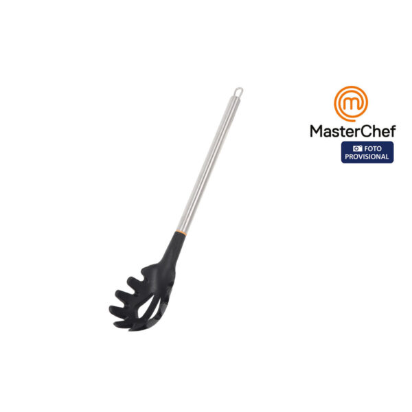 Cucchiaio per Servire la Pasta MasterChef Silicone Acciaio inossidabile 34 cm (24 Unità)