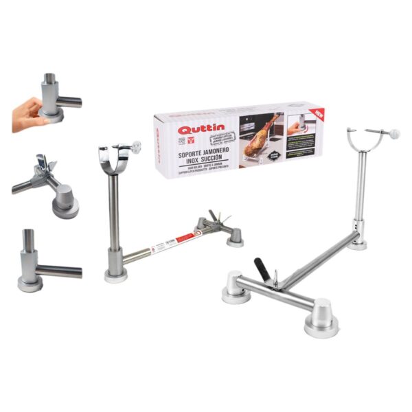 Porta prosciutto Quttin INOX 50 x 22 x 32 cm (4 Unità)