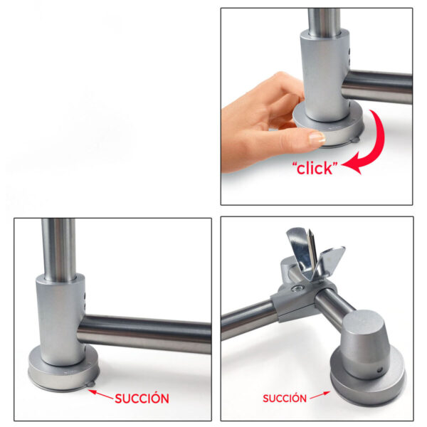 Porta prosciutto Quttin INOX 50 x 22 x 32 cm (4 Unità)