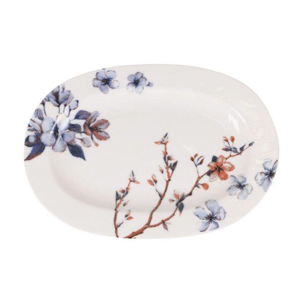 Vassoio per aperitivi Toscana Fiori Ovale 27 x 7 x 1,5 cm (6 Unità)