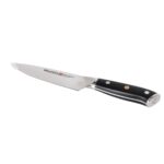Coltello da Cucina Quttin DAMASKUS Nero Argentato 15 cm (2 Unità)
