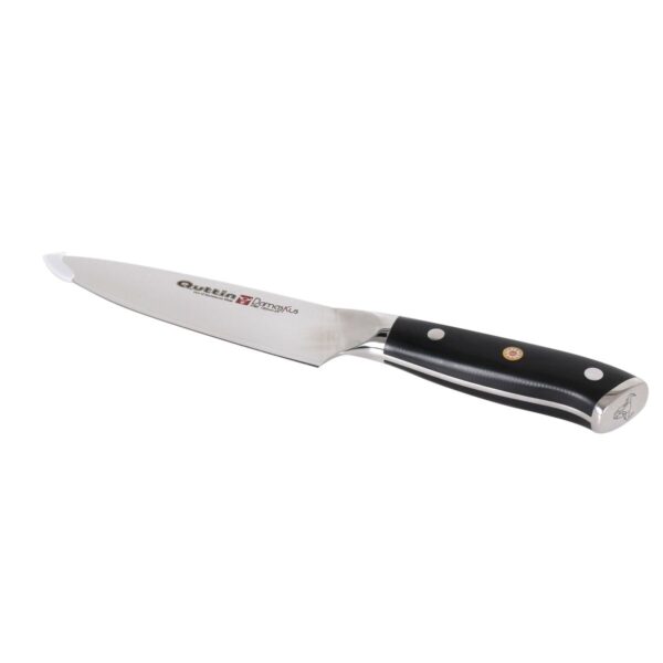 Coltello da Cucina Quttin DAMASKUS Nero Argentato 15 cm (2 Unità)